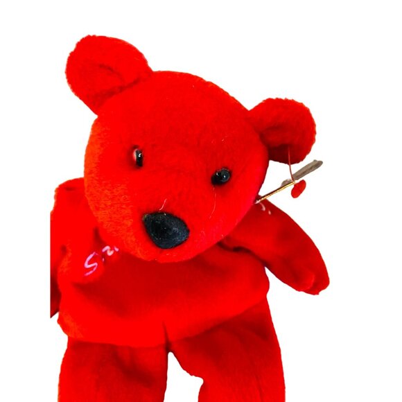 Salvinos Bammers Fedorov 91 Red Plush Bear Collectible Toy Sergei NHL Hockey Fan - Picture 7 of 8